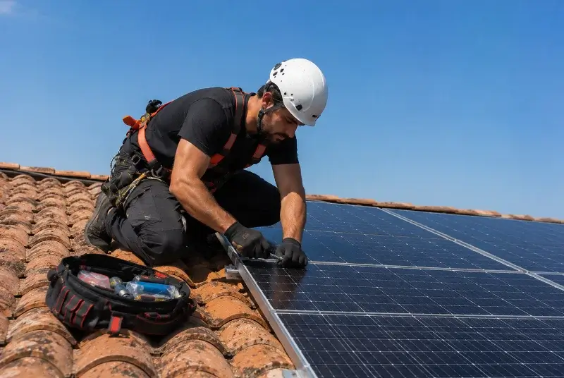 Maintenance et monitoring de panneaux solaires à la Tour-d'Aigues